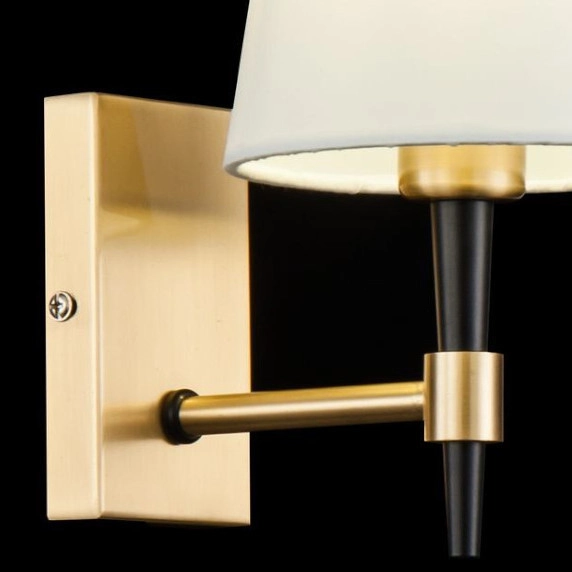 LAMPA ścienna ZARAGOZA H001WL-01BS Maytoni klasyczna OPRAWA abażurowa mosiądz