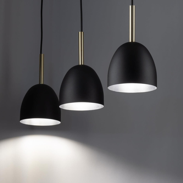 Wisząca lampa nad wyspę Nord 4871 TK Lighting potrójna metal czarny złoty