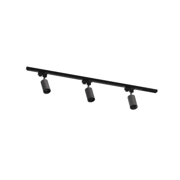 Zestaw 1xGU10 + szynoprzewód 1m 3551 jednoobwodowy czarny
