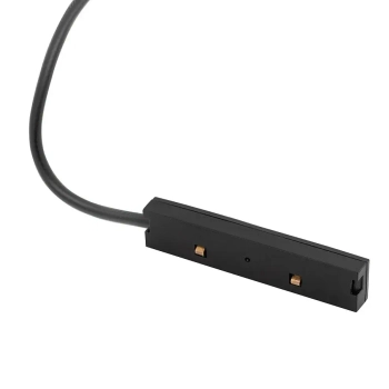 Moduł prowadzący zasilania do szyn 1-obwodowych 11736 czarny