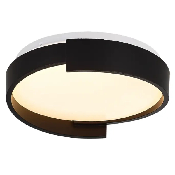 Ledowa lampa sufitowa Halo LP-1453/1C-38 BK LED 25W 3000-6000K czarny