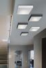 Kwadratowa lampa sufitowa Monza AZ2272 LED 20W do jadalni biała