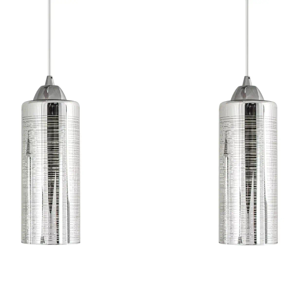 2-punktowa lampa wisząca 6754/2 8C do kuchni chrom