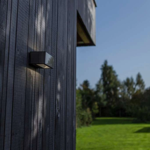 Zewnętrzna LAMPA kinkiet GEMINI 5189103118 Lutec metalowa OPRAWA ścienna LED 11W 4000K prostokątna outdoor IP54 stalowa