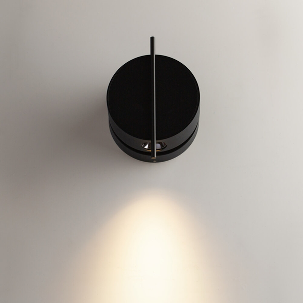 Regulowana lampa ścienna Nuance MOD180WL-L4B3K1 LED 4W 3000K czarna mosiądz