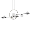 Designerski zwis listwa Orion MP0083-L145 Step LED 14W 3000K szklane kule czarny