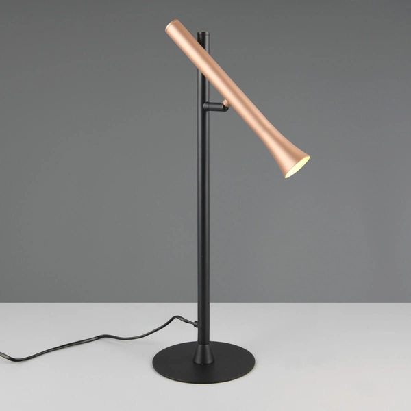 Stołowa lampka nocna FIATO 552010165 LED 3W 2300-4000K miedziana czarny