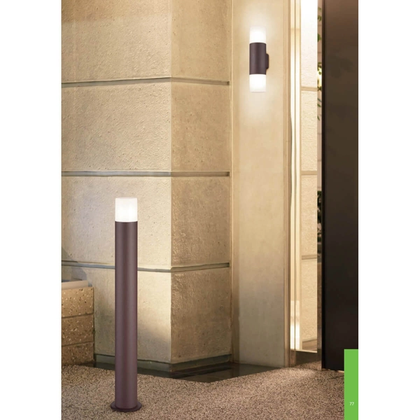 Elewacyjna lampa ścienna HOOSIC 222260124 IP44 tuba miedziany