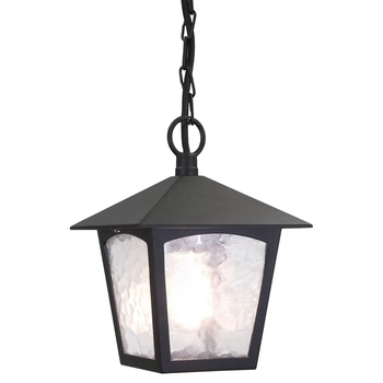 Oprawa wisząca na taras York BL6B-BLACK Elstead styl angielski lampion czarny