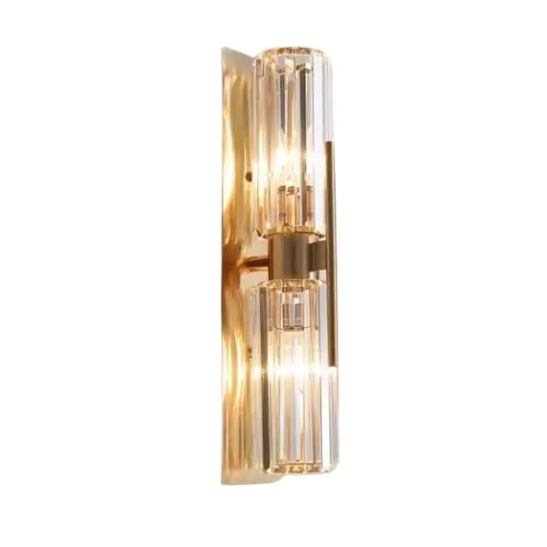 Lampa ścienna góra-dół Vardena CGVARDENAW50 glamour kryształki złota