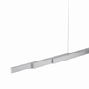 Wisząca lampa liniowa Luzi do salonu LED 13W 3000K aluminium