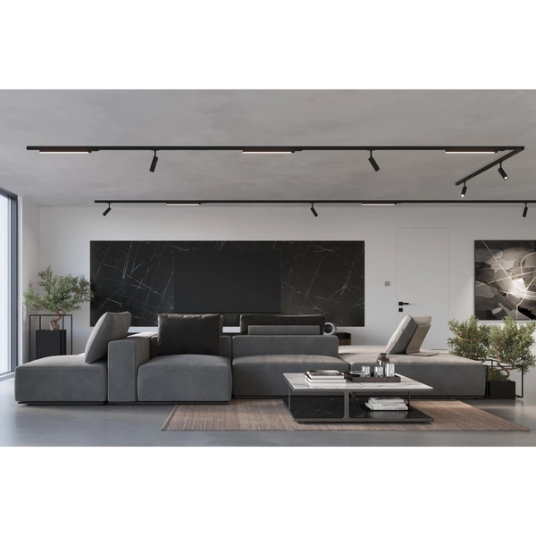 Trójobwodowa lampa sufitowa szynowa TORN MYL.00084 LED 9,5W 4000K czarna