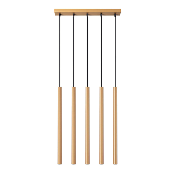 Lampa zwisowa Pastelo SL.1173 nad wyspę kuchenną złota czarna