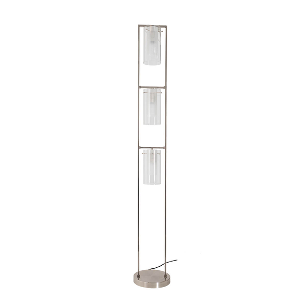 Podłogowa lampa do salonu Conetti SLL0407-3 Italux srebrny