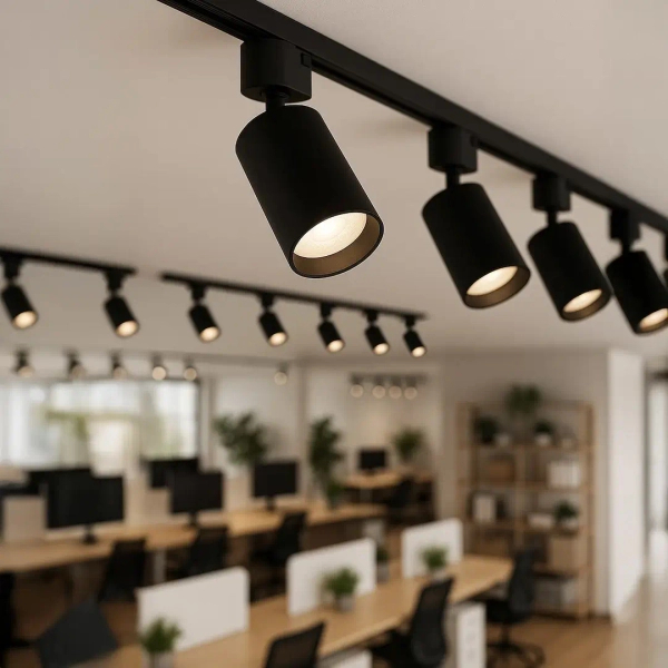 Szynowa lampa sufitowa 1-fazowa Tiger Track ML2336 tubka czarny