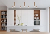 Drewniana lampa sufitowa SL.1032 ekologiczny spot do salonu