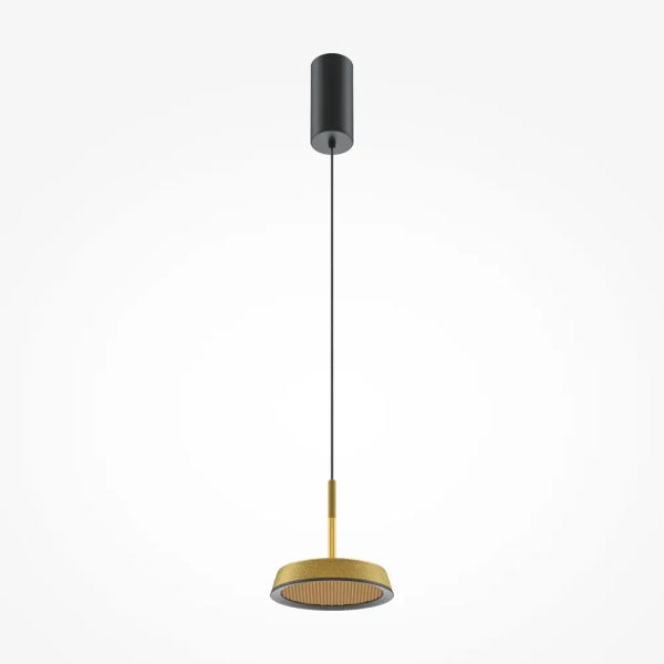 Okrągła wisząca lampa El MOD041PL-L15G3K LED 12W 3000K mosiądz