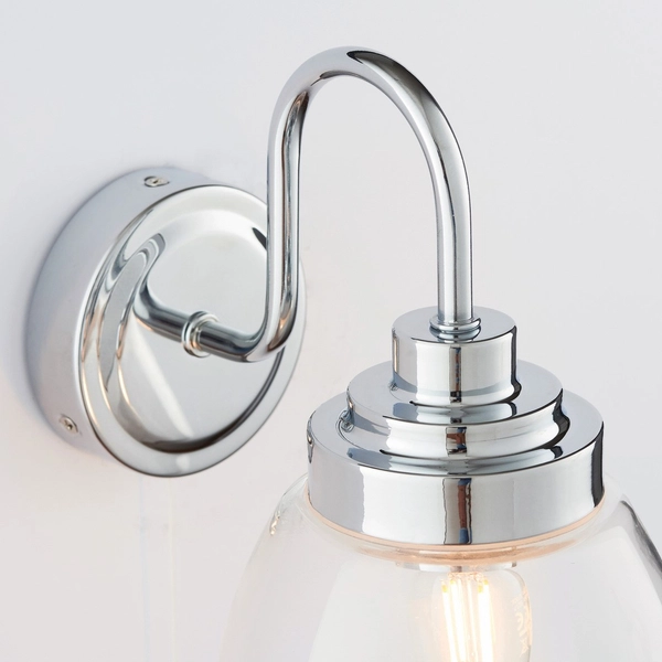 Kinkiet do łazienki Hampton 76304 Endon włącznik elipsa IP44 chrom