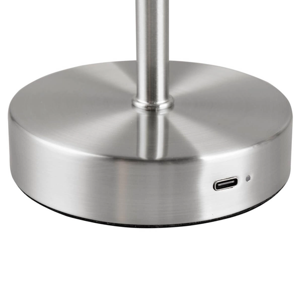 Stołowa lampka metalowa KARYA DL107-59151 LED 1W 3000K srebrny mat