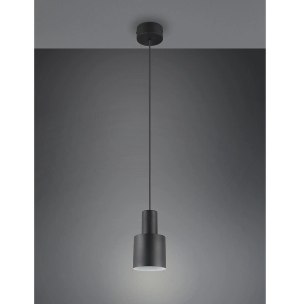 Wisząca lampa Agudo 319400132 Trio walec tubka do kuchni czarna