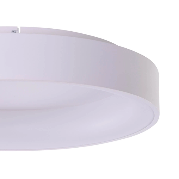 Natynkowa lampa metalowa Solvent LED 42W do holu biała