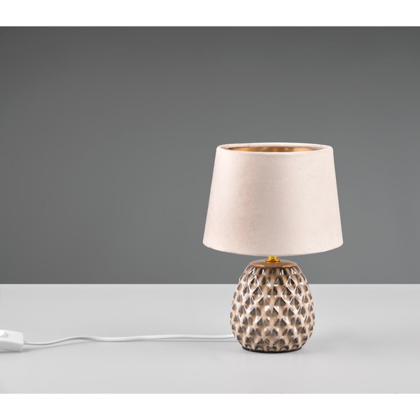 Lampka biurkowa Ariana R51531044 RL Light abażur do gabinetu beżowa
