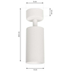 Spot LAMPA sufitowa MICA ML6087 Milagro metalowa OPRAWA tuba biała