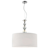 LAMPA wisząca REA RLD93163-1W Zumaline okrągła OPRAWA zwis abażurowy biały
