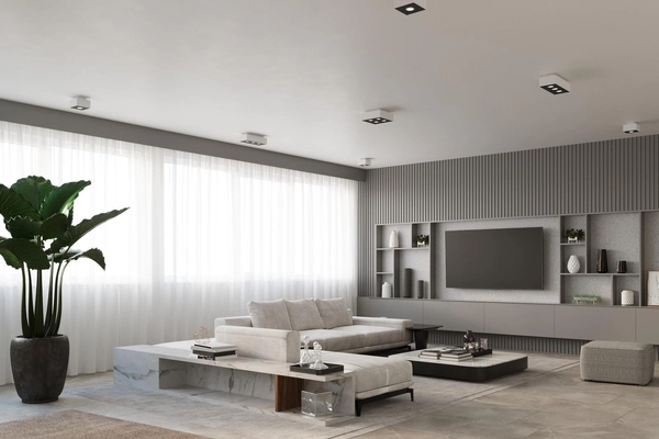 Downlight LAMPA sufitowa SL.0069 metalowa OPRAWA kwadratowa biała