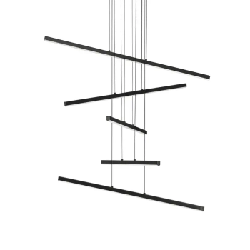 Ściemnialna lampa wisząca CENVIRO LE45449 LED 49W 3200K belka czarna