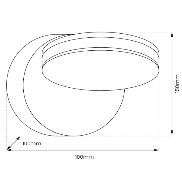 Ledowy kinkiet ścienny ML3731 LED 6W 4000K na korytarz biały