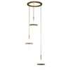 Wisząca lampa nad stół Sfera SMP0094-3 Step LED 36W kule złota