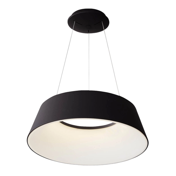 Lampa wisząca klosz Emma AZ5094 LED 60W 3000-6500K zwis czarna