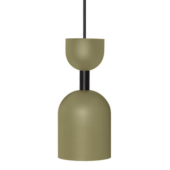 Wisząca lampa nad wyspę Supuru SUA1214P0 oliwkowa czarna