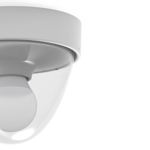 Ogrodowa lampa elewacyjna NOOK 7972 zewnętrzna oprawa natynkowa biała