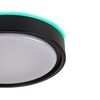 Plafon LAMPA sufitowa FOSTER 3283 Rabalux okrągła OPRAWA metalowa LED 28W 2700K - 5000K plafoniera z pilotem czarna