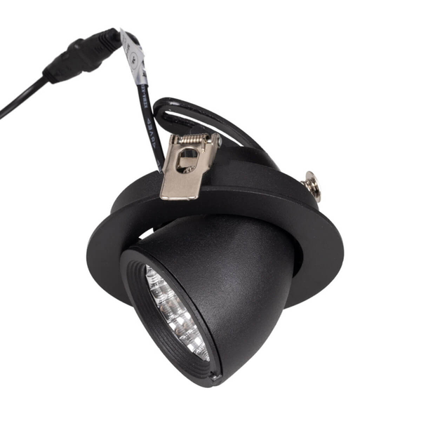Regulowana lampa wpuszczana RUBIO H0133 Maxlight LED 10W 3000K okrągła czarny 