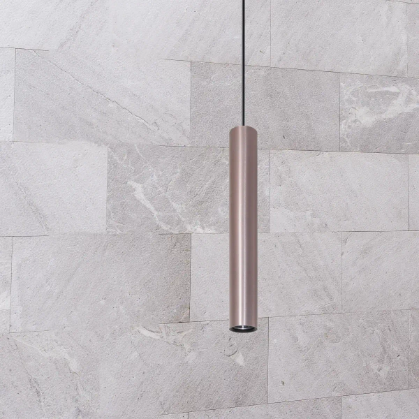 Podłużna lampa wisząca Lungomare 326133 nad wyspę tuba szara czarna