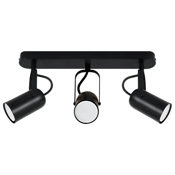 Regulowana lampa sufitowa Lofta 04395 Ideus metal reflektorki czarna