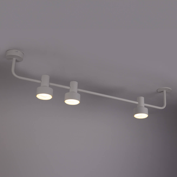 Lampa sufitowa Mona 40989 Sigma potrójna do kuchni metalowa szara