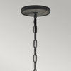 Wisząca lampa drewniana Allier FE-ALLIER-4P-WW Feiss do sypialni czarna