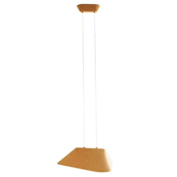 Zwieszana lampa Carbon P0569 Maxlight LED 8W 3000K do salonu żółta szara
