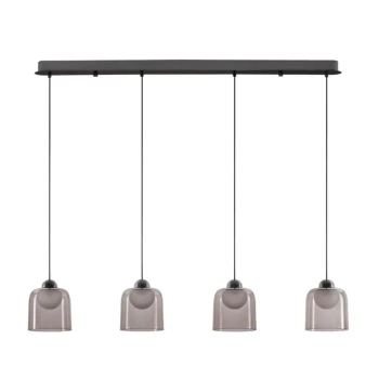 Nowoczesny żyrandol TAVENCO LE45212 LED 19W 3000K różowy czarny