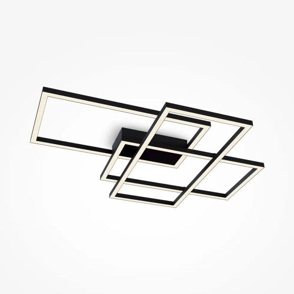 Metalowa lampa sufitowa Line MOD016CL-L80BK LED 80W 3000K czarna