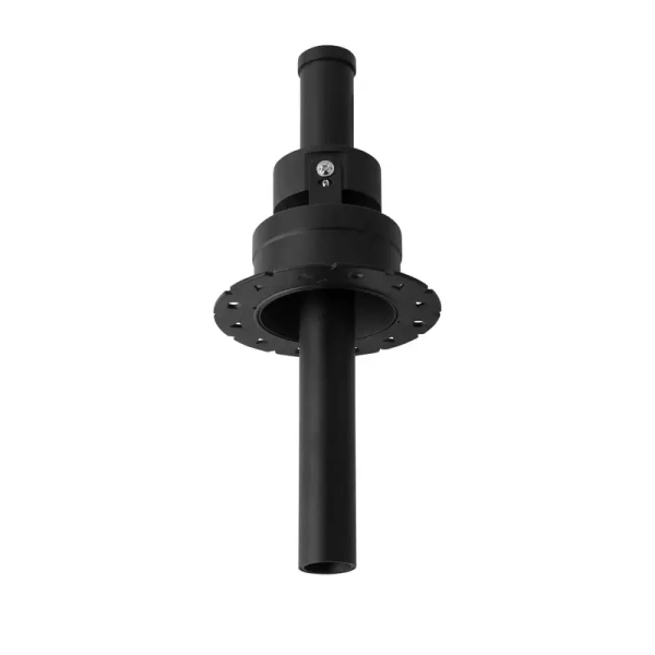 Podtynkowa lampa sufitowa PELIQUE LE65135 LED 9W 3000K tuba czarna