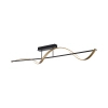 Sufitowa lampa Q-SWING mosiądz antracyt 6385-13 1xLED 24W CCT do salonu