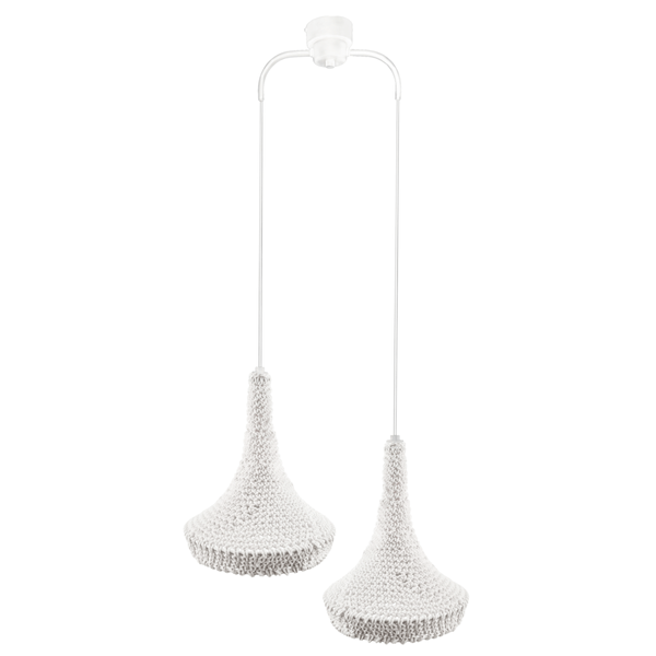 Jadalniana lampa wisząca Mahaka 5176 Shilo hampton biały