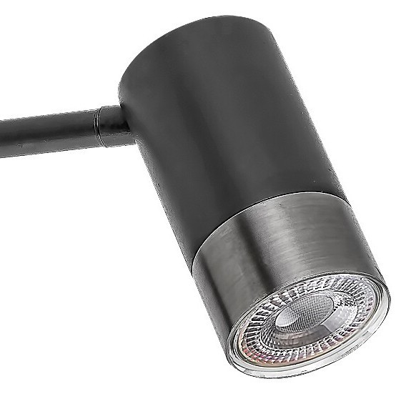 Nowoczesna LAMPA ścienna ZIRCON 5072 Rabalux kinkiet na wysięgniku czarny