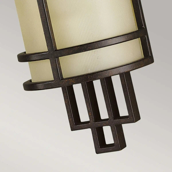 LAMPA ścienna Fusion FE-FUSION1 Elstead FEISS półokrągła OPRAWA metalowy kinkiet brąz biały