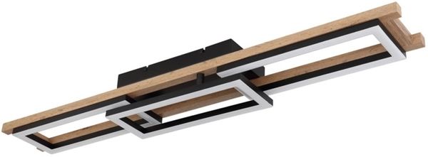 Lampa sufitowa regulowana Illa 67266D LED 20W 3000K czarna drewno